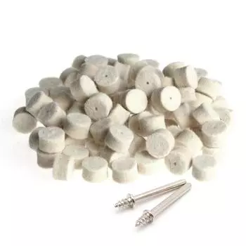 Wool Felt Buffing Wheels Bobs Buffs Diameter For Grinding Wheel 13mm