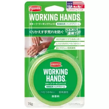 Working Hands 76 г Крем для рук для сухой кожи 1850 Увлажняющий без запаха Гипоаллергенный O Keeffe s
