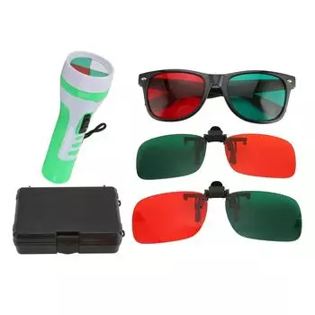 Worth 4 Dot Red Green Glasses Complete Filtering Increase Color Contrast Avoid Deviation