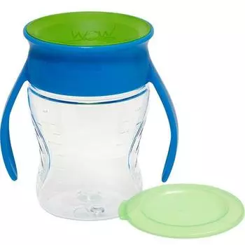 Wow Cup Baby Tritan Соломенная чашка 207 мл, 1 шт, синий