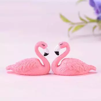 WOW My Garden Фламинго Миниатюрная Модель Ремесло Сказочный Сад Пейзаж Декор Кукольный Домик Орнамент one size