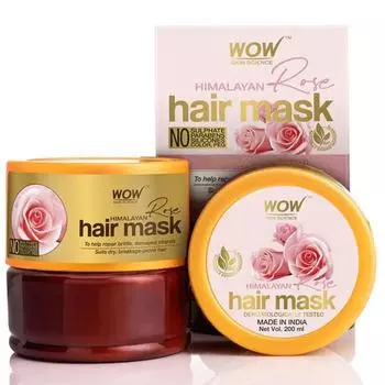 Wow Skin Science Маска для волос с гималайской розой 200мл