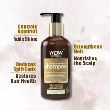 Wow Skin Science Шампунь против перхоти 300мл