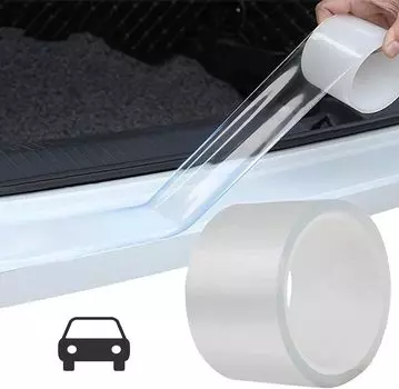 wowjimi Car Door Film, Transparent, Easy to Install and Remove, Dustproof, Shock, Dirt, Resin, 10cm*10m
