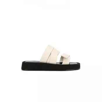 Wrap around the belt~ Square head thick bottom beach vacation casual slippers women s sandals outside wear summer 35