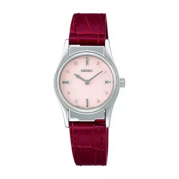 Wristwatch Seiko Watch Tactile Clock SQWK033 Red [Seiko Watch] Women s