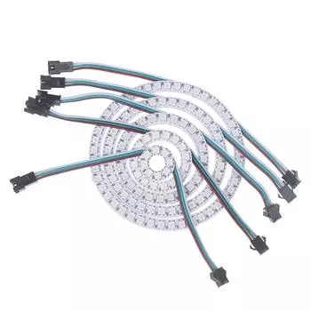 Ws2812B Addressable Led Pixel Ring 8/16/24/35/45Leds Ws2812 Rgb Led Diode Ring Color Ic Built-In Led