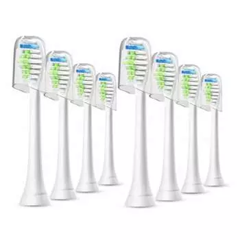 WuYan совместимая электрическая зубная щетка Philips Sonicare сменная щетка совместимая с Diamond Clean 8 шт. Хорошая экономичность