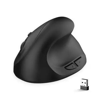 X10 2.4G беспроводная вертикальная эргономичная игровая мышь X10 (Black) чёрный