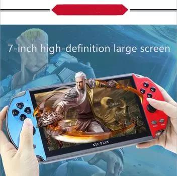 X12 Plus 3500 в 1 плеер для классических игр для детей, встроенная портативная игровая консоль в стиле ретро 16 ГБ, 7 дюймов, 64 бита X7