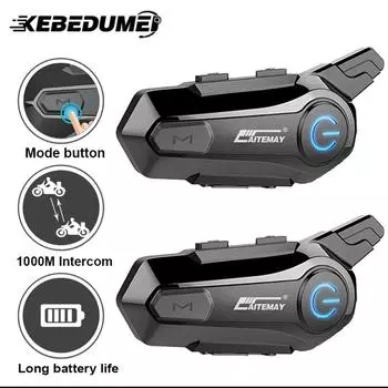 X1 Plus Bluetooth Intercom Мотоциклетный шлем Bluetooth гарнитура для 2 мотоциклистов Intercomunicador Moto Interphone Гарнитура Беспроводная
