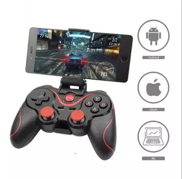 X3/T3 беспроводной геймпад беспроводной джойстик игровой контроллер bluetooth BT3.0 джойстик для IOS Andriod телефон ПК планшет ТВ приставка держатель