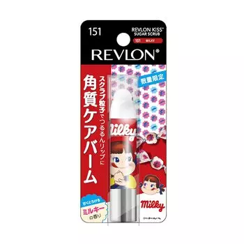 x Milky Collaboration EC Limited Revlon Kiss Sugar Scrub 151 Молочный Слегка сладкий и нежный молочный аромат Увлажняющий отшелушивающий уход REVLON KISS