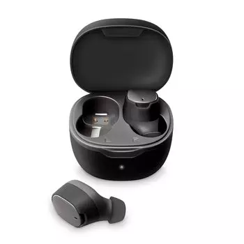 x Премиум-стиль Bluetooth черный x серый Ш15 x В27 x Г22 мм PG-BTE14TW1BK (Черный Серый)