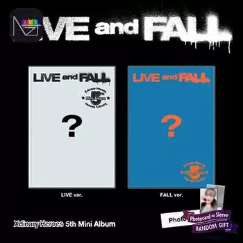 Xdinary Heroes - 5-й мини-альбом LIVE and FALL [версия фотокниги]PP RANDOM 1PCS
