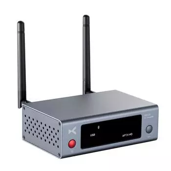 XDuoo MX-01 BT 5.3 Аудио передатчик Портативный беспроводной адаптер BT для автомобильных наушников для ПК и ТВ серый