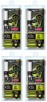 Xfit razor 2P travel pack x 4 pieces [Bulk purchase] 5-blade