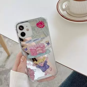 Xiaomi 15Pro Case for Apple 15 Pro Max, Cartoon iPhone 13/16 Mirror, Huawei Mate60 Xiaomi 14 Pro