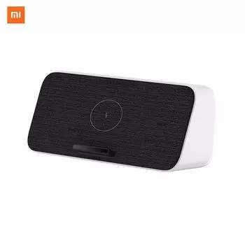 Xiaomi 2 в 1 Беспроводная колонка и зарядка белый