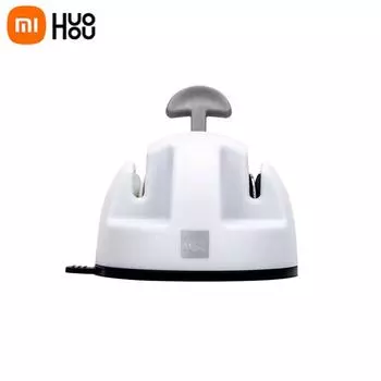 Xiaomi HUOHOU Мини-точилка для ножей с двумя колесами, кухонный гаджет, заточка точильного камня, точильный камень для кухни M белый
