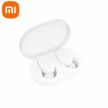 Xiaomi mi AirDots TWS Bluetooth наушники беспроводные наушники-вкладыши гарнитура с микрофоном и док-станцией для зарядки молодежная версия