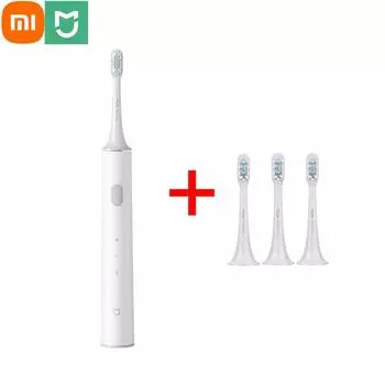 XIAOMI MIJIA T300 Электрическая зубная щетка Smart Sonic Brush Ультразвуковое отбеливание зубов Вибратор Беспроводной очиститель для гигиены полости рта