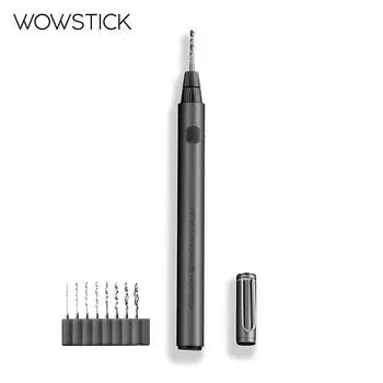 Xiaomi Wowstick DRILL 11 в 1 Мини-электрическая дрель-ручка Беспроводной многофункциональный инструмент с литиевой батареей Ручная дрель для дерева, пластика, алюминия, монет