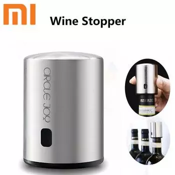 Xiaomi Youpin умная пробка для вина из нержавеющей стали, вакуумная пробка для вина с памятью, электрическая пробка, цепочка из пробок для вина, бренд-Circle Joy