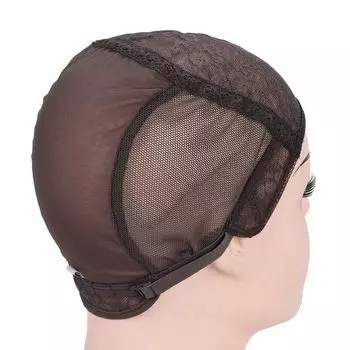XL/L/M/S сетчатые шапочки для париков 4 размера кружевные шапочки для париков аксессуары для волос невидимая сетка для изготовления париков M светло-коричневого