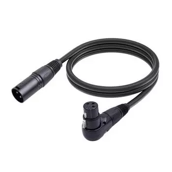 XLR микрофонный удлинительный кабель-адаптер 90 градусов XLR мама на прямой XLR папа кабель-адаптер для 30cm / 11.81in