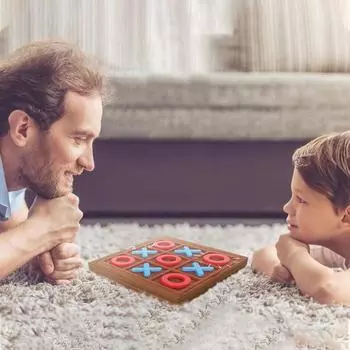 XO шахматы Tick Tac Toe декоративная доска ABS настольные игры креативные детские подарки