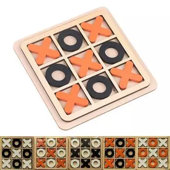 Xo Wood Board Game Toy Игра для взаимодействия родителей и детей Игра-головоломка Игрушки Onesize