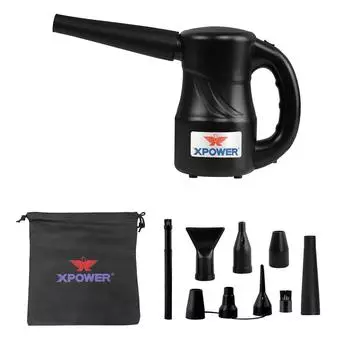 XPOWER A-2S 220 В многофункциональная электрическая компьютерная сушилка для пыли, воздушный насос, распылитель воздуха, пылесосы (А-2С-Шварц) UK Plug белый