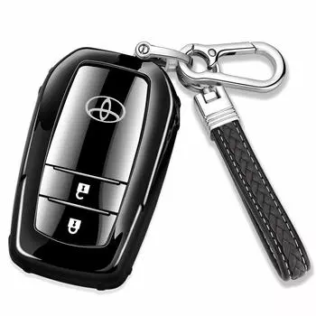XRise Intelligent Key Case for Compatible with the New Toyota Mark X Yellow and Made with TPU this stylish smart key case is and waterproof Black
