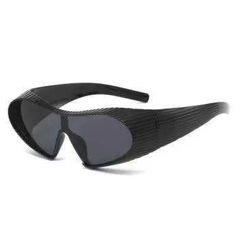 Y2K Millennium Spice Girls Sunglasses Men S And Women S Personality Steampunk Goggles Future Sense Regular
