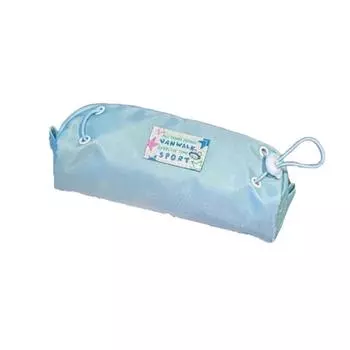 Y2K Stationery Bag Drawstring Makeup Storage Bag Fashion Pencil Case Student Writing синий