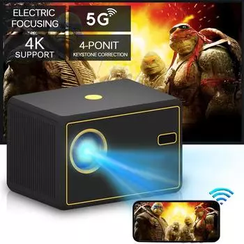Y7 1280X720p портативный WIFI поддержка 1080p светодиодный проектор для домашнего кинотеатра, поддержка синхронизации телефона, проектор для видеоигр