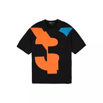 Y-3 Irregular Pattern Short Sleeve T-Shirt Men Tops Black FJ0332