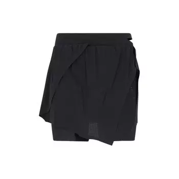 Y-3 однотонные повседневные шорты с эластичной талией и пятью точками, женские шорты черного цвета IR6253 M