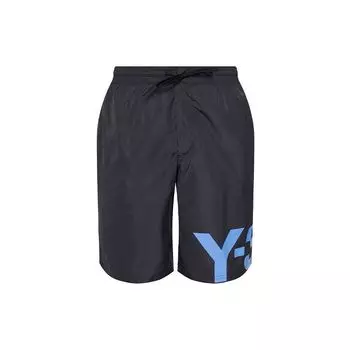 Y-3 SS21 Спортивные пляжные шорты с большим логотипом, мужские штаны, синие, черные FS4482 XS