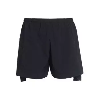 Y-3 SS22 Однотонные Свободные Повседневные Шорты Женские шорты Черные HH8891 S