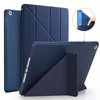 Y-образный чехол-подставка для iPad Air 2 Air 4, чехол для iPad 7, 8, 9 поколения, чехол 10,2 для iPad Pro 11 2021 Air 5 102, чехол iPad2/3/4 9.7 чёрный