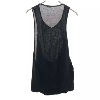 Y s for living made in Japan No sleeve sweater black knit Women Used