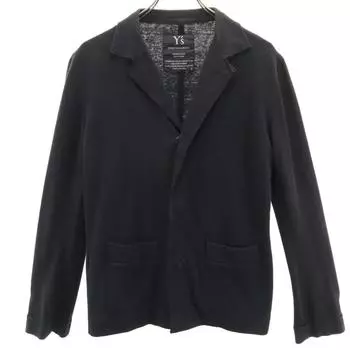 Y s made in Japan Long sleeve cut off cardigan 2 black Youji Yamamoto Men s Used