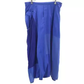 Y s patchwork Saruel pants 2 Blue purple Youji Yamamoto Women Used