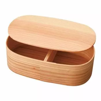 Yamaga Lacquerware Store Domestic Magewappa Bento Box Magewappa Made in Japan Plain Wood Standing Lid коричневый