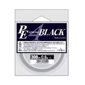 Yamatoyo Tegus PE Strong 4 Черный 300м (Яматоё) нет. 0.8 чёрный