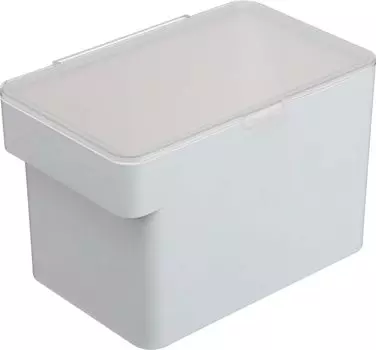 Yamazaki Jitsugyo 3377 Sealed Under Sink Rice Jar 5kg with Measuring Cup White Approximately Tower Rice Scraping Line Scoops Cleanly to the End белый