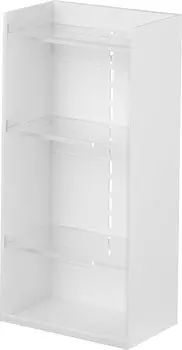 Косметичка Yamazaki Jitsugyo 5601, 4 яруса, белая, прибл.. Ш12 x Г7,7 x В25 см, башня большой емкости, место для хранения аксессуаров, место для хранения косметики