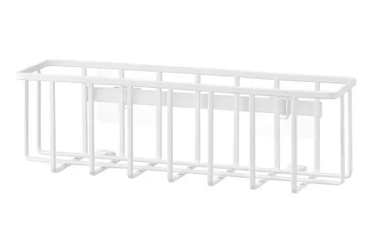 Yamazaki Jitsugyo 6913 Film Hook Storage Rack L White x x H10cm Hook Not Tower Kitchen Supplies Collective Storage Sponge Holder 6913 Approx. W30.5 белый